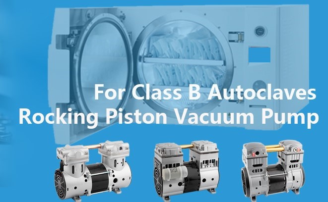 Rocking piston Vacuum Pump On Autoclave